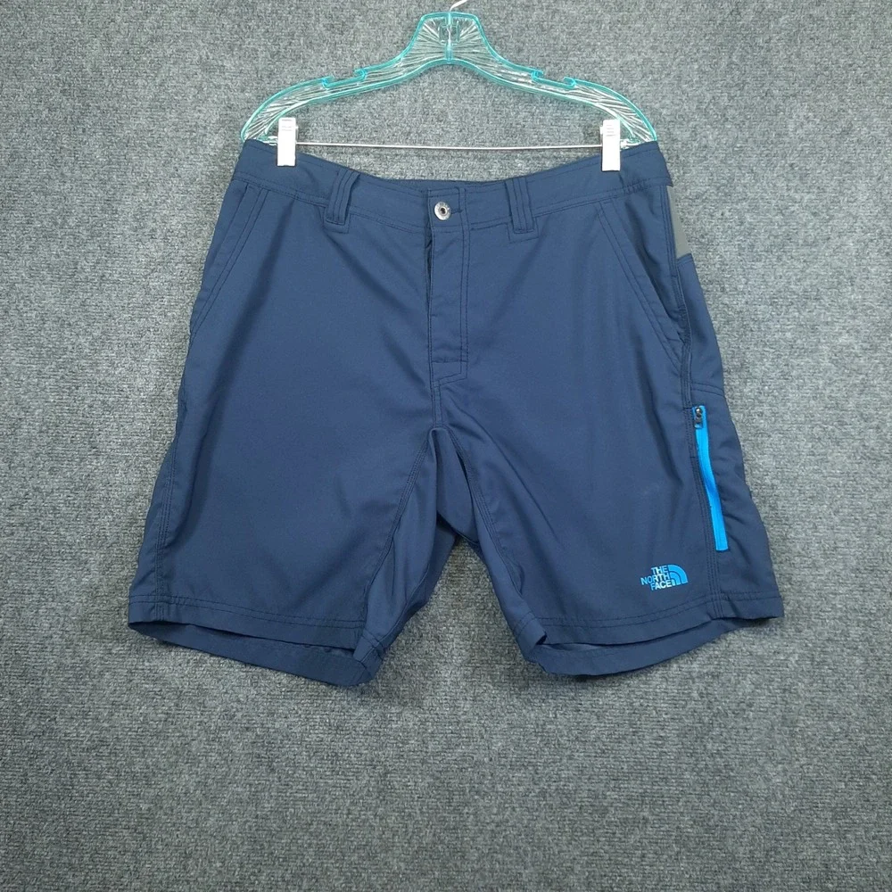 The North Face Hiking Shorts CEZ8 34 Navy Blue Mens Outdoor Gorpcore Drawstring